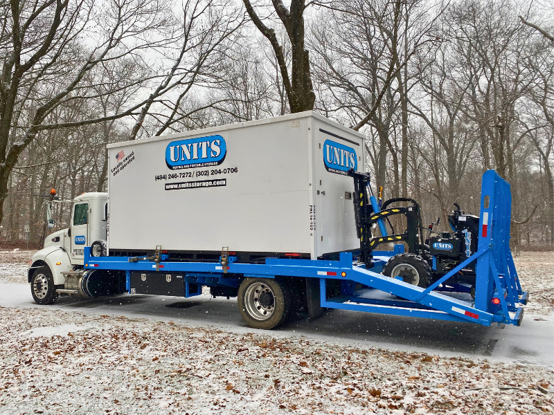 Winter Storage with UNITS Portable storage container