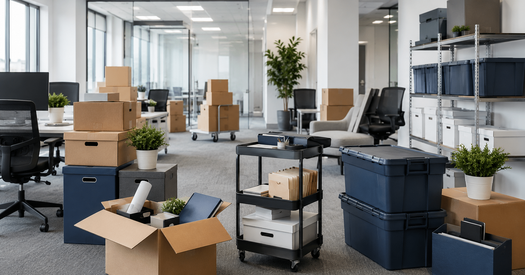 Office Relocation storage