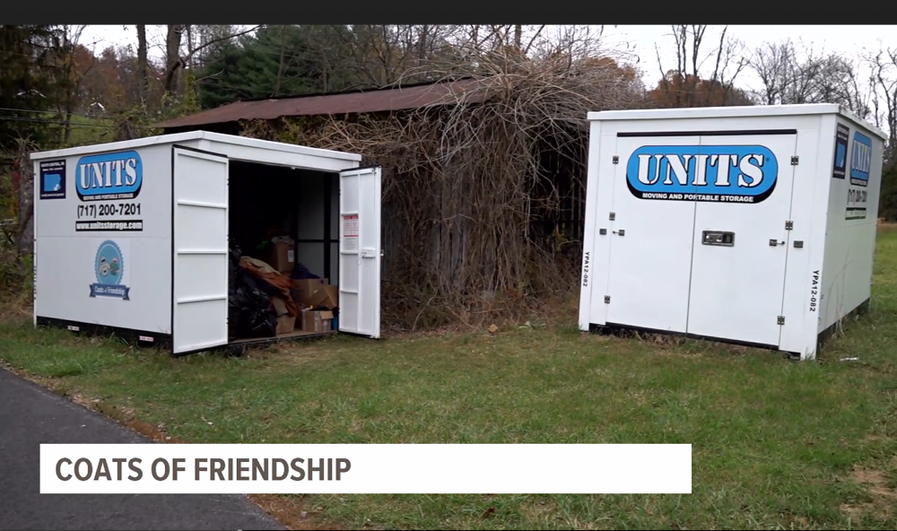 UNITS Moving and Portable Storage of South Central PA Partners With Coats of Friendship to Spread Warmth